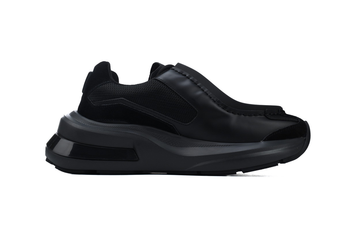 Prada Collision Technical Fabric Sneakers Black