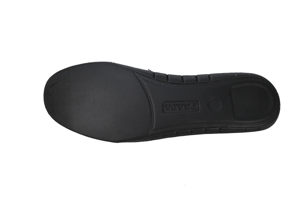 Prada Segment Neoprene and Rubber Sneakers Black Red