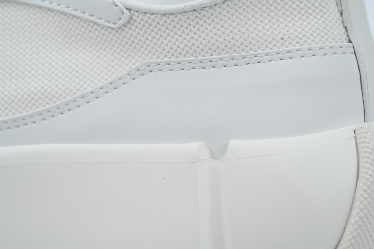Prada Segment Neoprene and Rubber Sneakers White