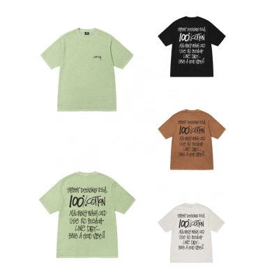 Stussy 100 Percent Natural Handwritten T-Shirt 01