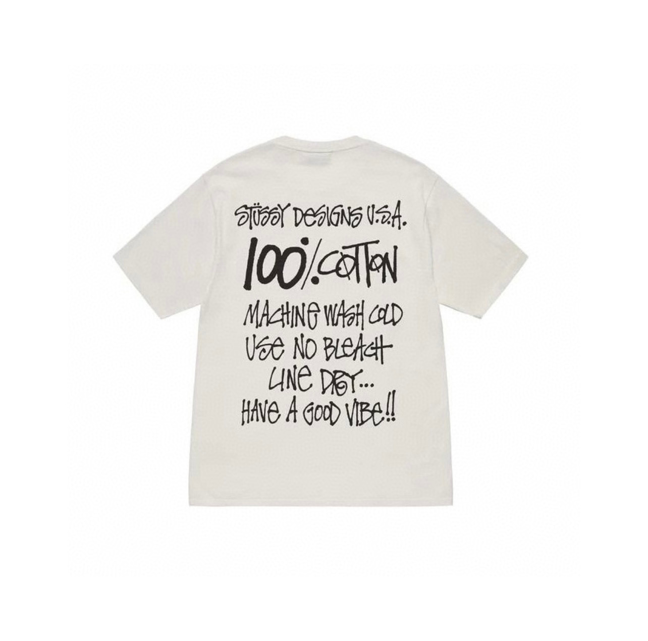Stussy 100 Percent Natural Handwritten T-Shirt