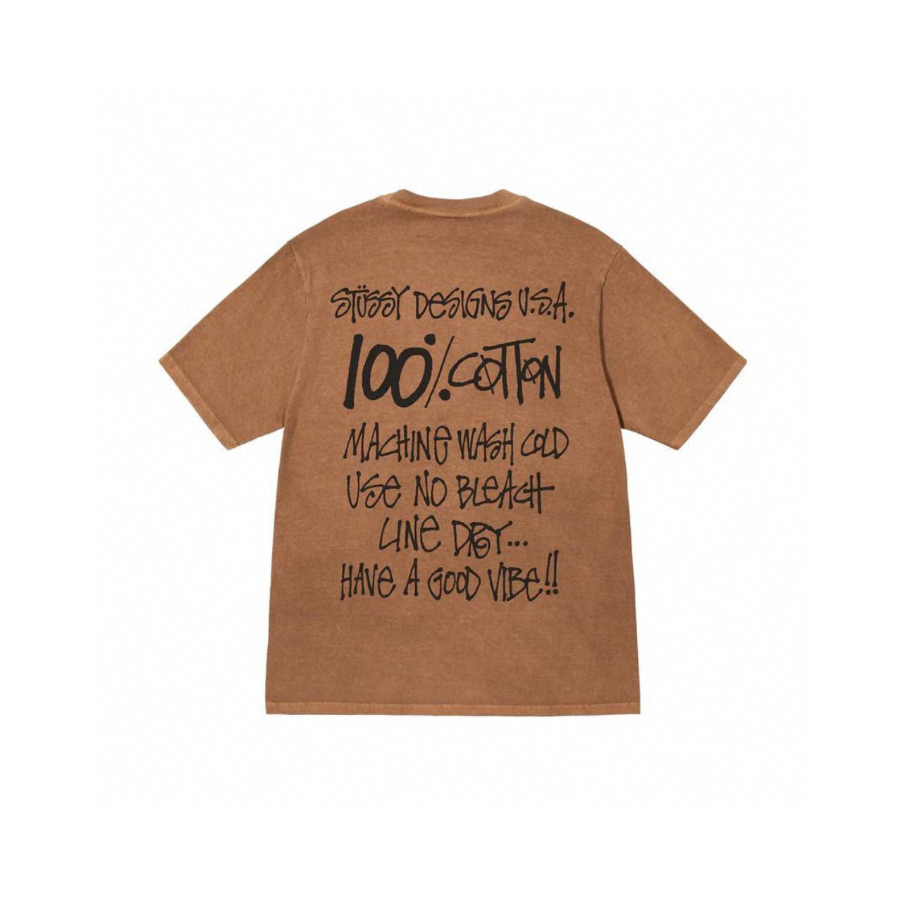 Stussy 100 Percent Natural Handwritten T-Shirt