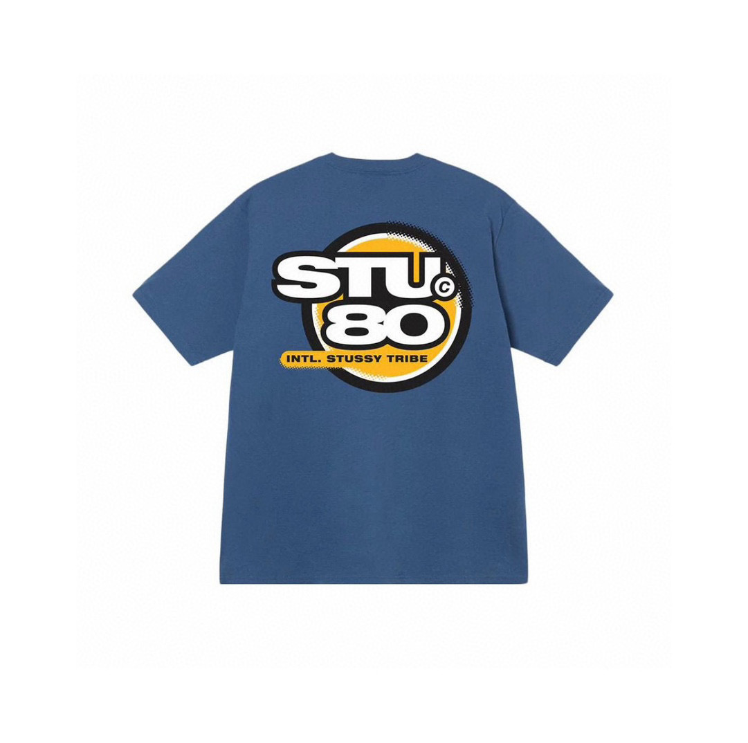 Stussy 80 Circular Badge T-Shirt