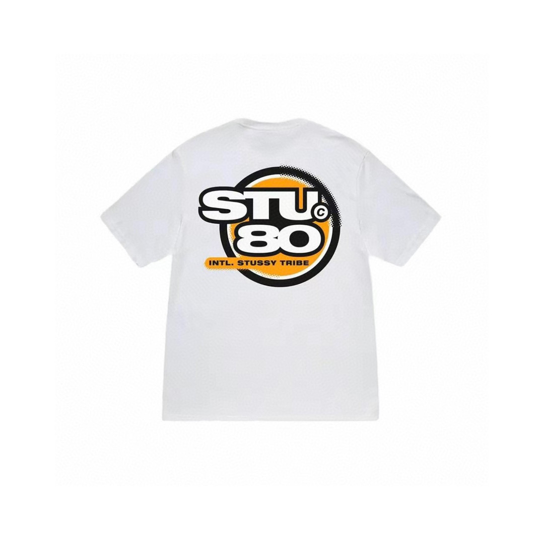 Stussy 80 Circular Badge T-Shirt