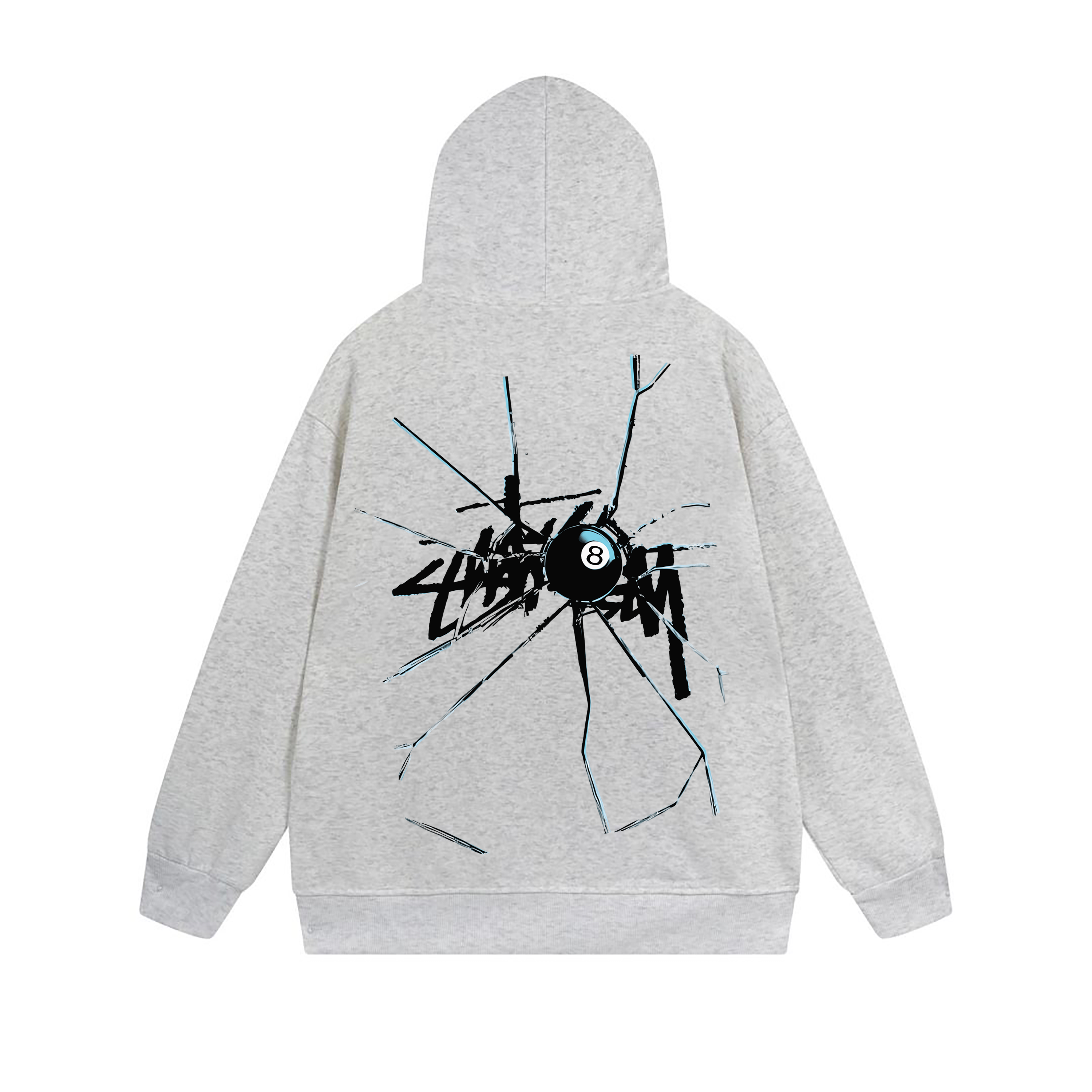 Stussy Abstract Line Figure Full-Zip Hoodie