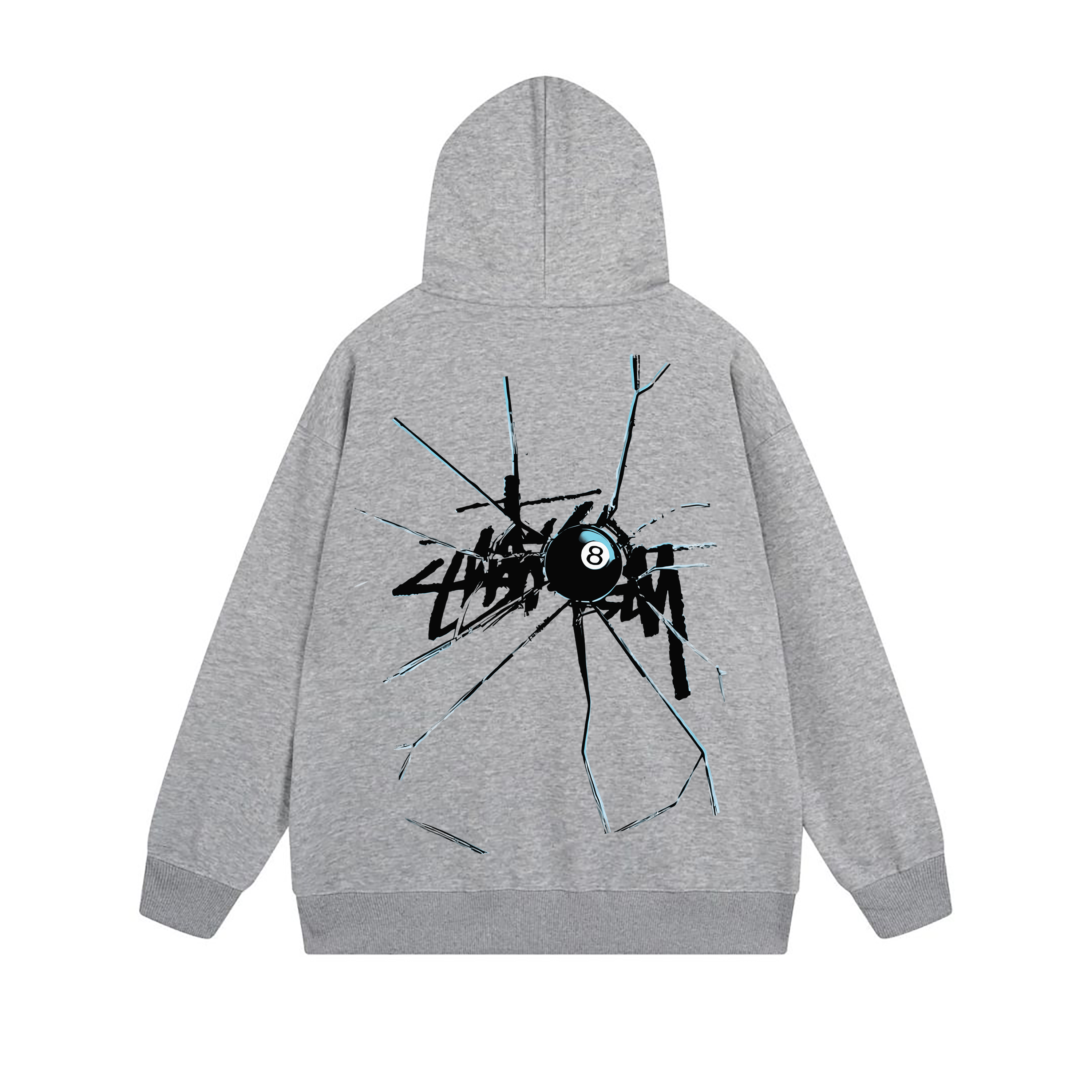 Stussy Abstract Line Figure Full-Zip Hoodie