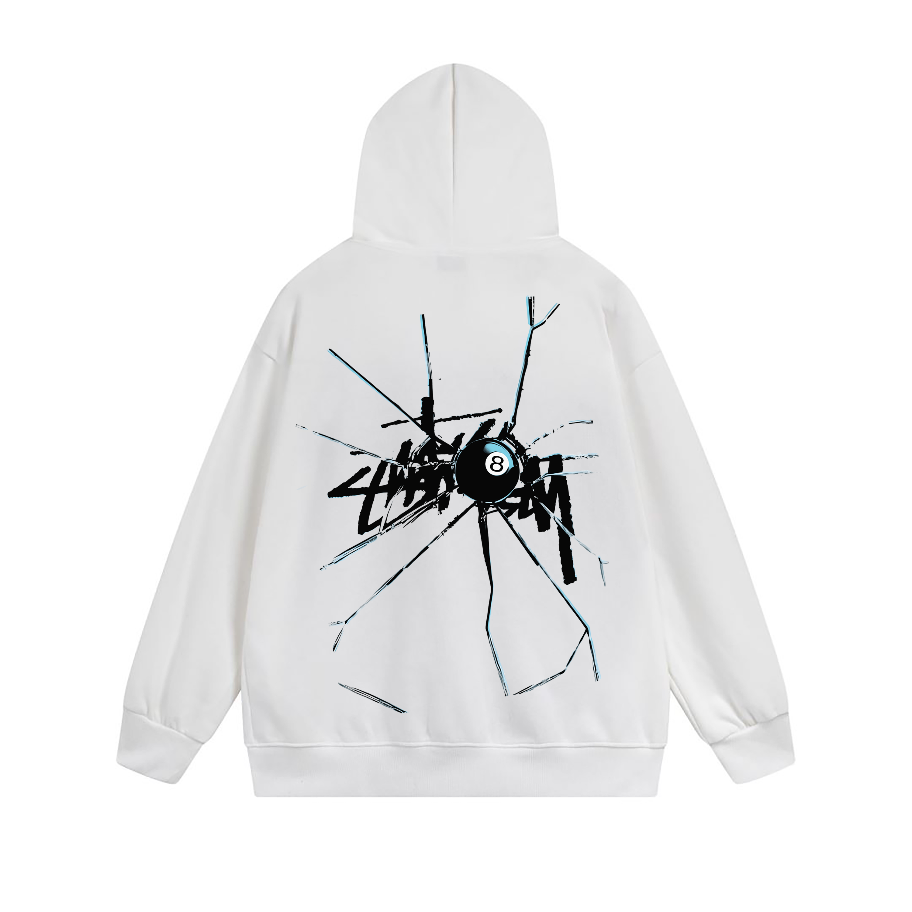 Stussy Abstract Line Figure Full-Zip Hoodie