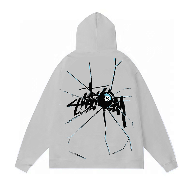 Stussy Abstract Spider Web Pullover Hoodie