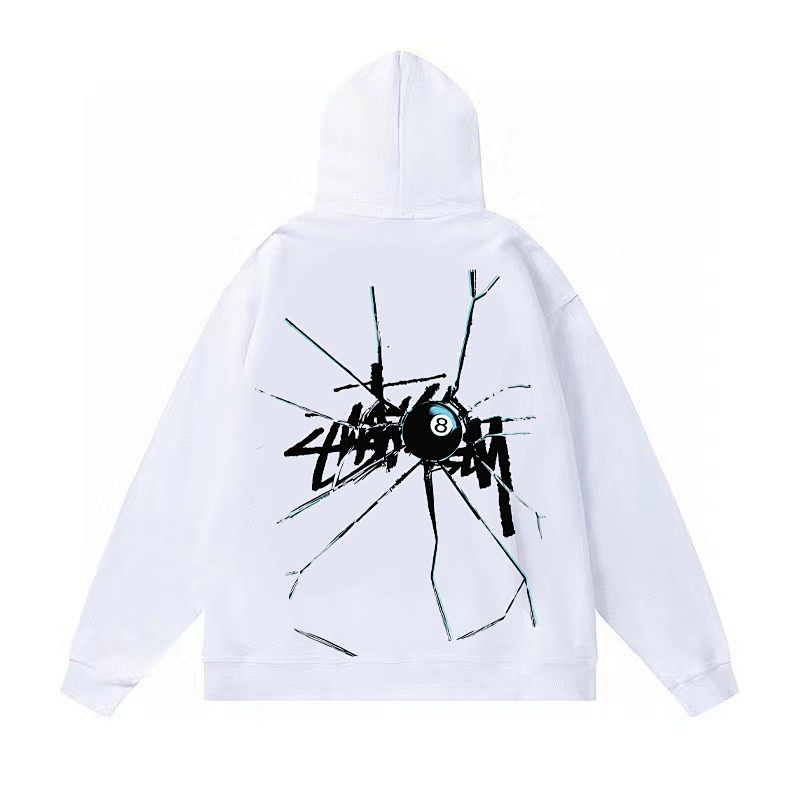 Stussy Abstract Spider Web Pullover Hoodie