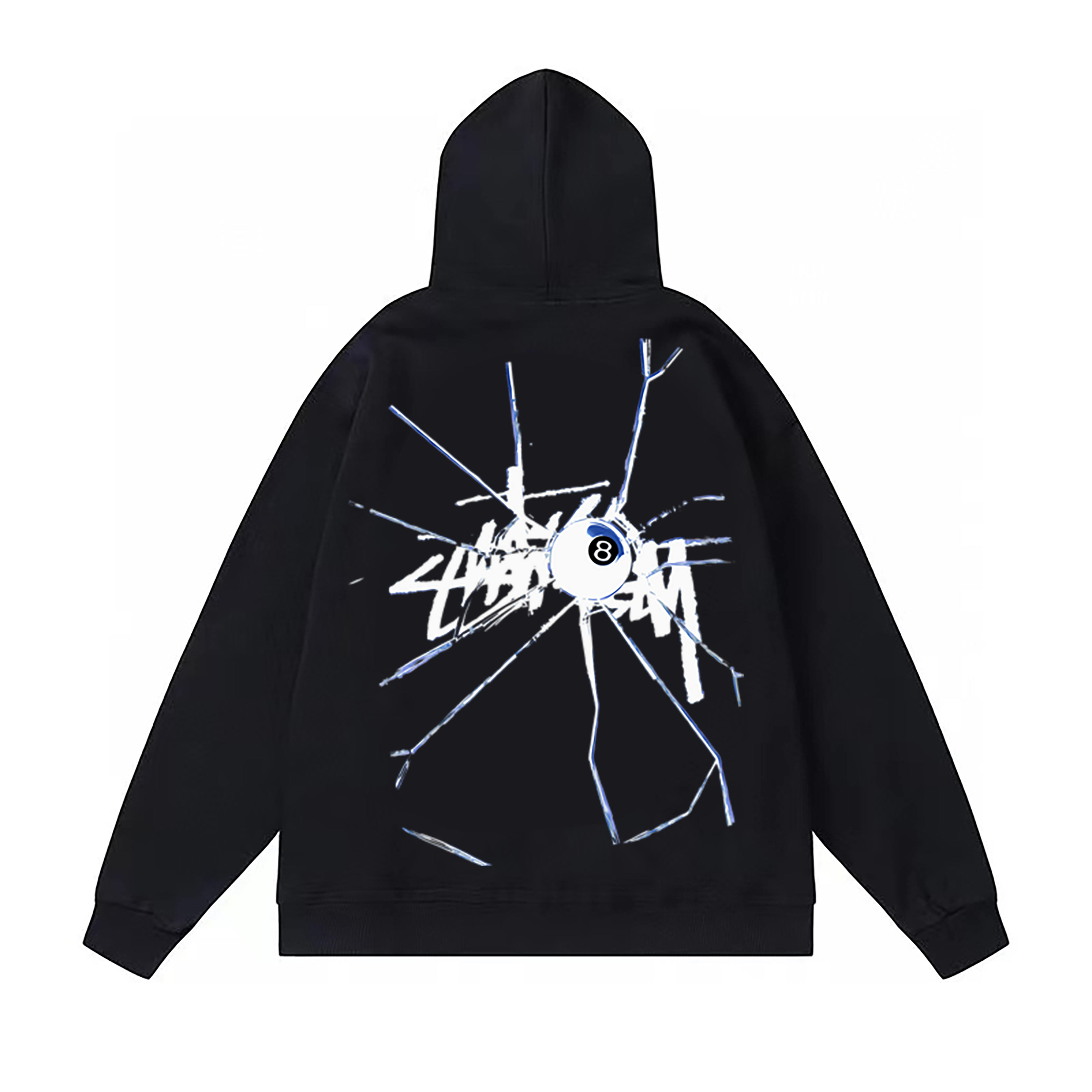 Stussy Abstract Spider Web Pullover Hoodie