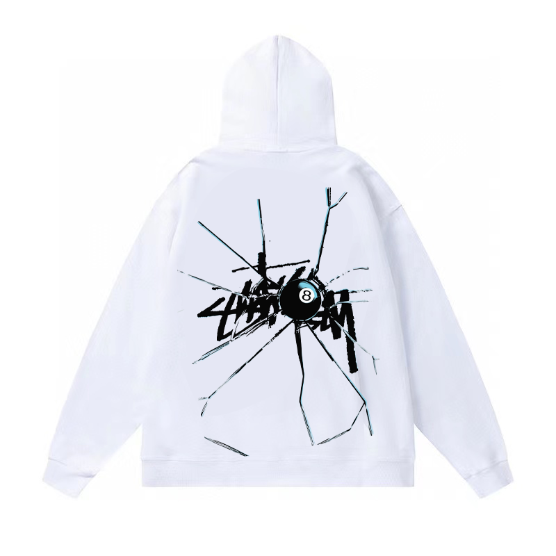 Stussy Abstract Spider Web Pullover Hoodie