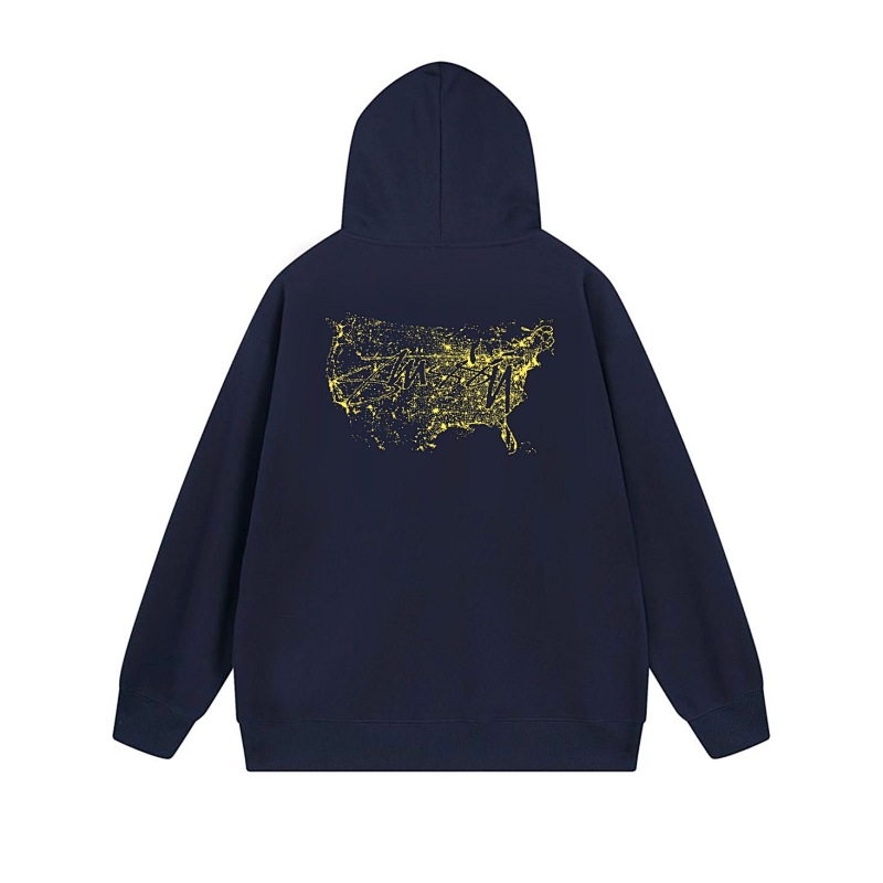 Stussy Abstract Winged Animal Full-Zip Hoodie