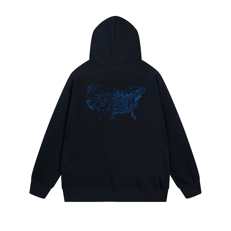 Stussy Abstract Winged Animal Full-Zip Hoodie