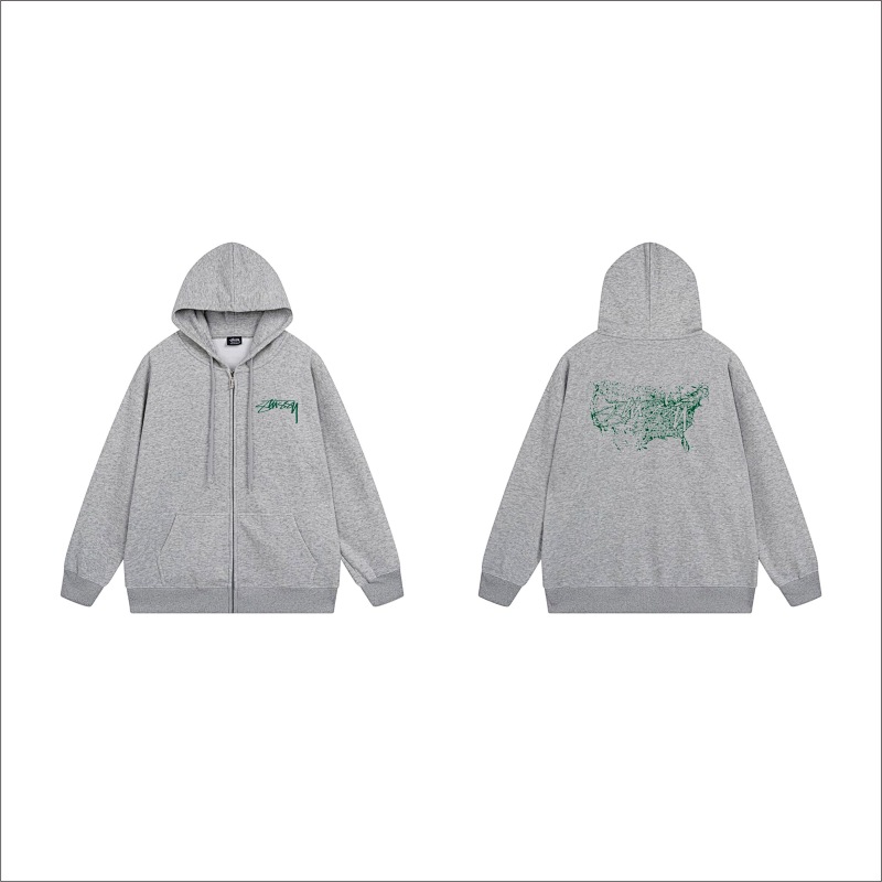 Stussy Abstract Winged Animal Full-Zip Hoodie