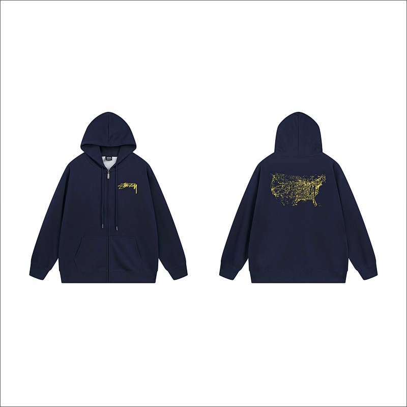 Stussy Abstract Winged Animal Full-Zip Hoodie