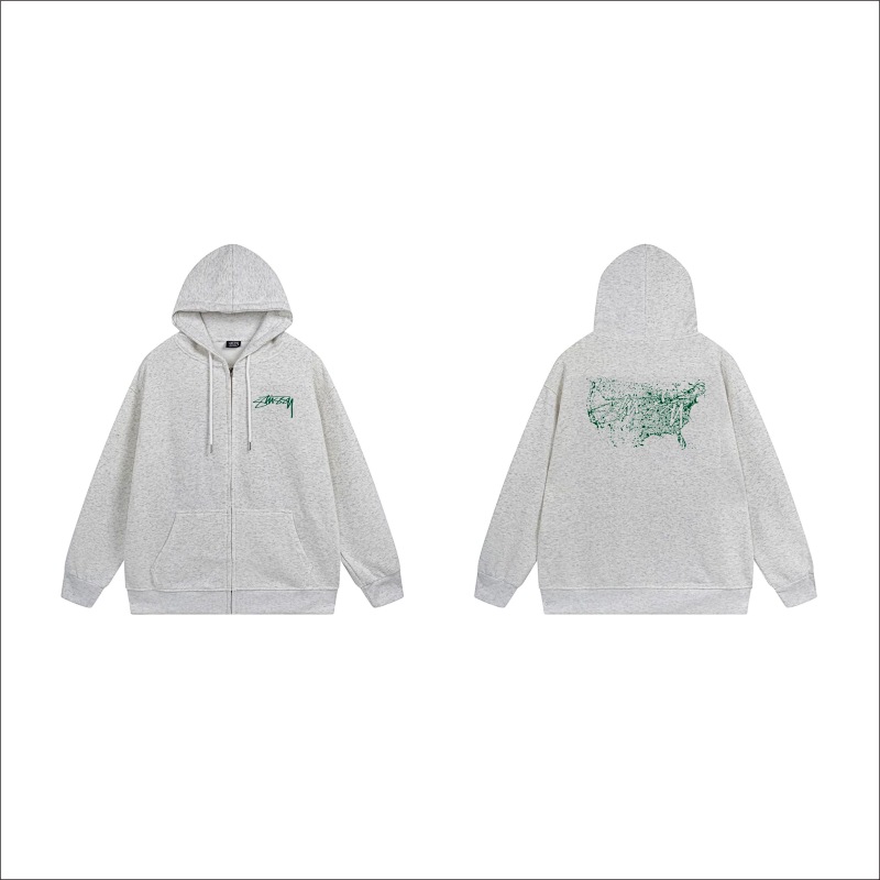Stussy Abstract Winged Animal Full-Zip Hoodie
