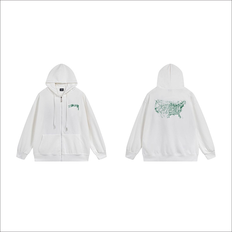Stussy Abstract Winged Animal Full-Zip Hoodie