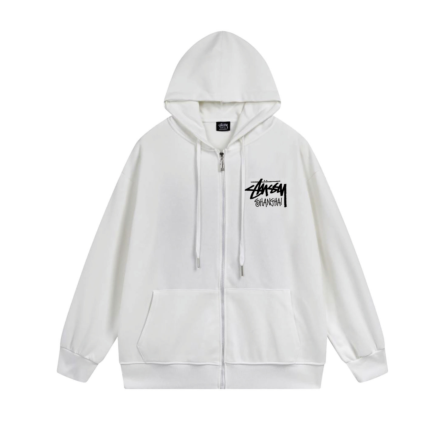 Stussy Allover Mini Icon Grid Full-Zip Hoodie