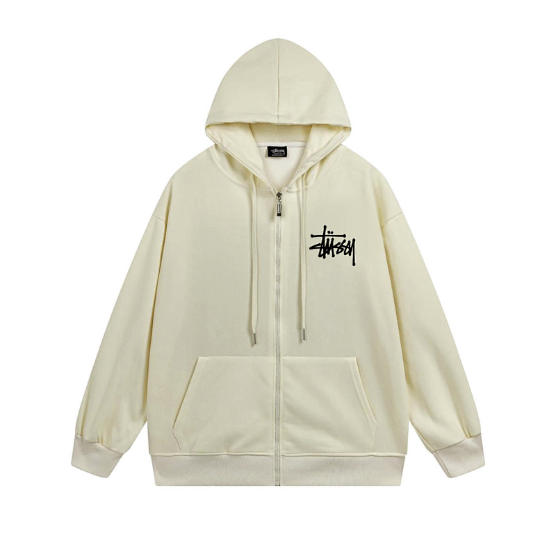 Stussy Barbed Wire Square Full-Zip Hoodie
