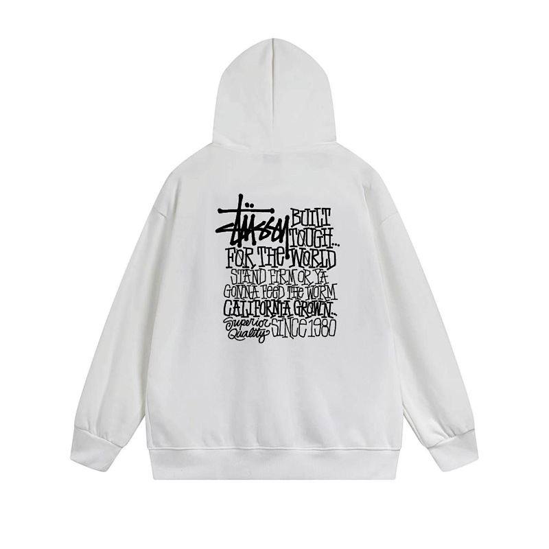 Stussy Barbed Wire Square Full-Zip Hoodie
