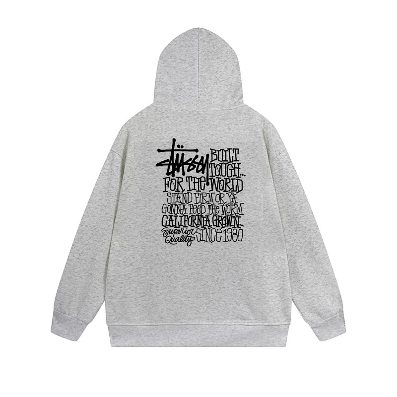 Stussy Barbed Wire Square Full-Zip Hoodie