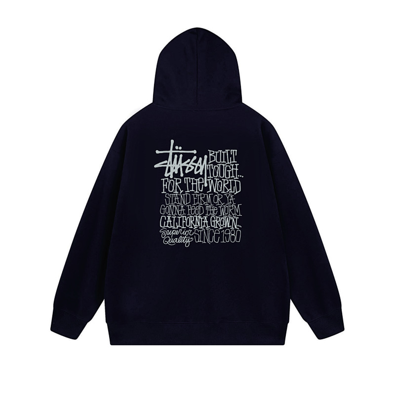 Stussy Barbed Wire Square Full-Zip Hoodie