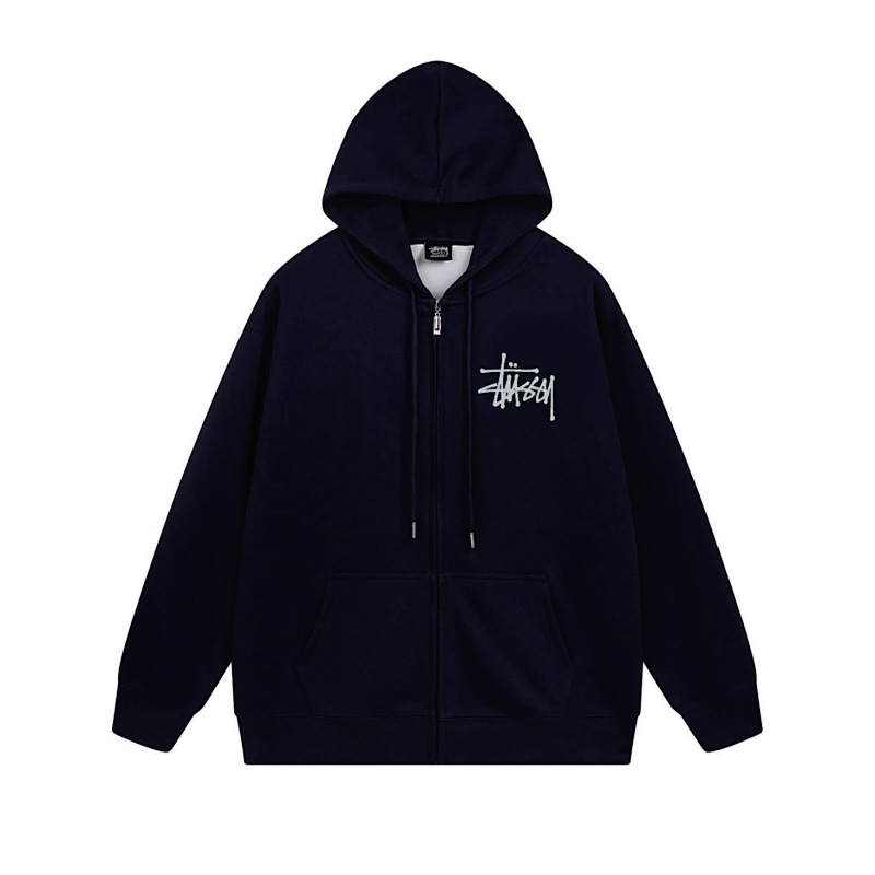 Stussy Barbed Wire Square Full-Zip Hoodie