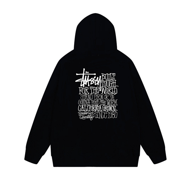 Stussy Barbed Wire Square Full-Zip Hoodie