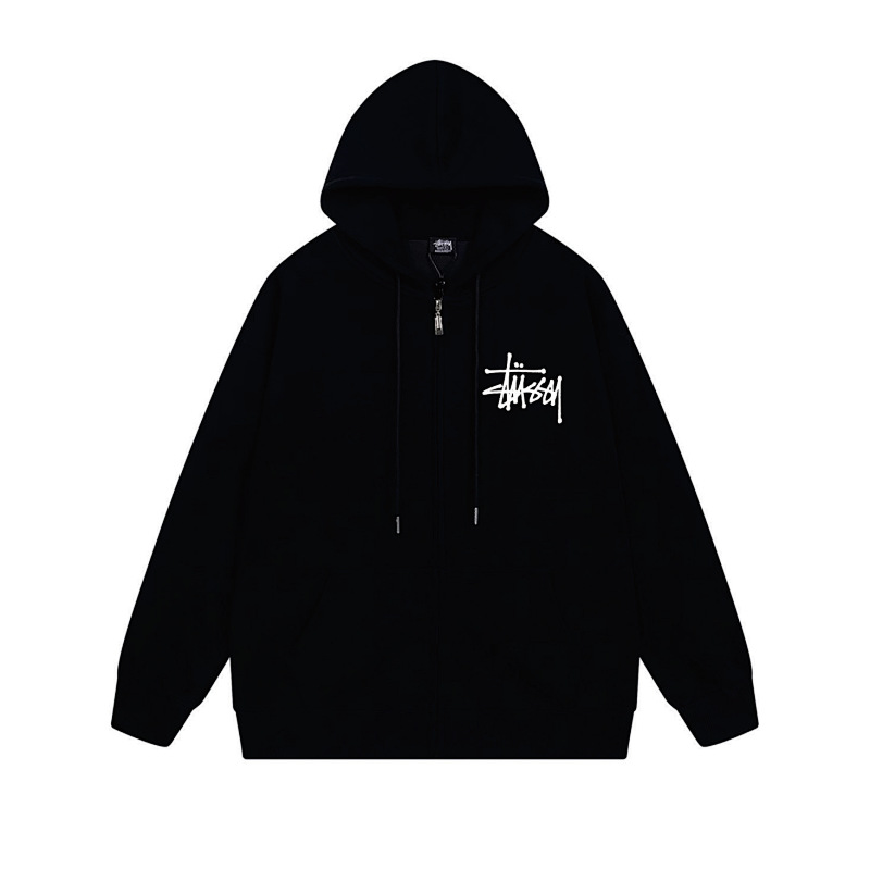 Stussy Barbed Wire Square Full-Zip Hoodie