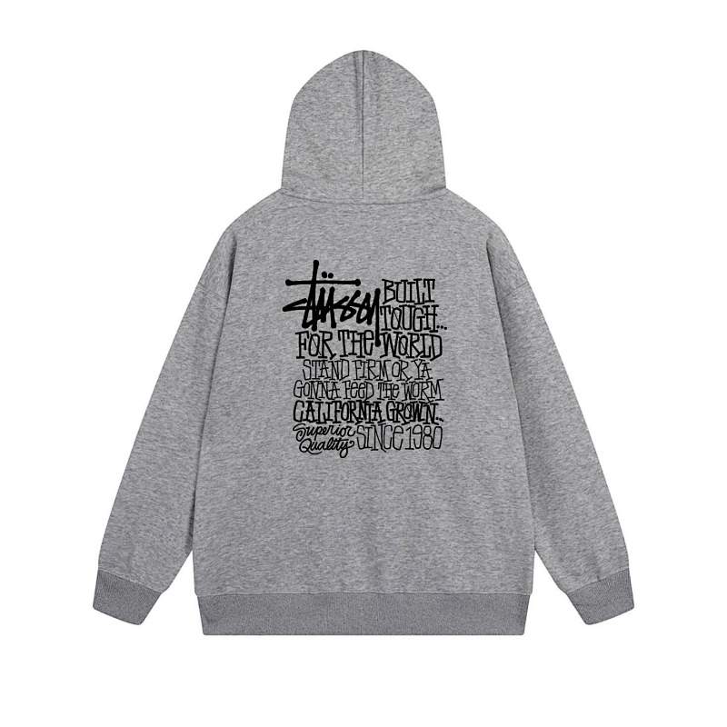 Stussy Barbed Wire Square Full-Zip Hoodie