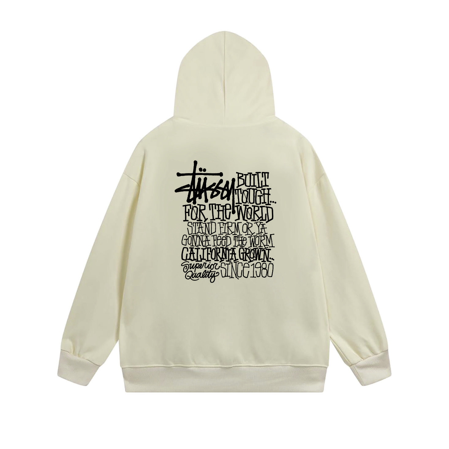 Stussy Barbed Wire Square Full-Zip Hoodie