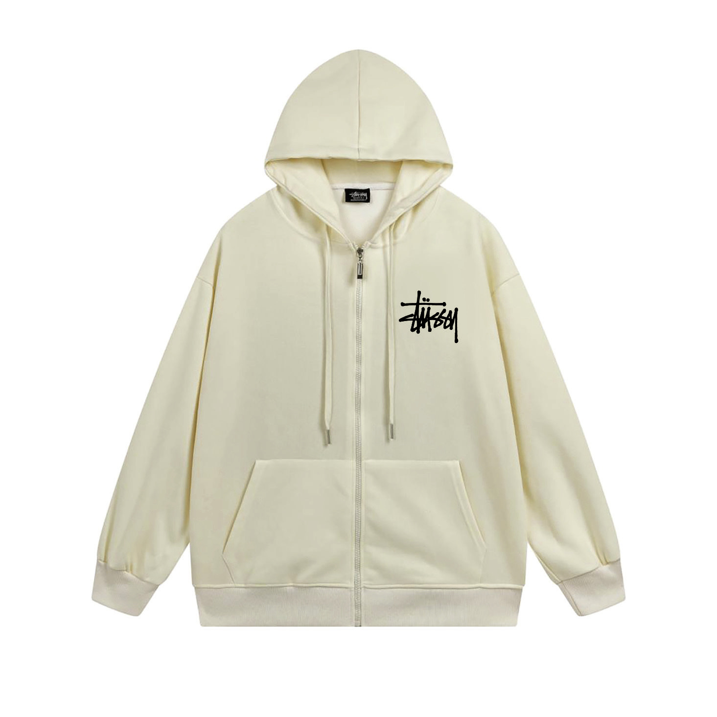 Stussy Barbed Wire Square Full-Zip Hoodie