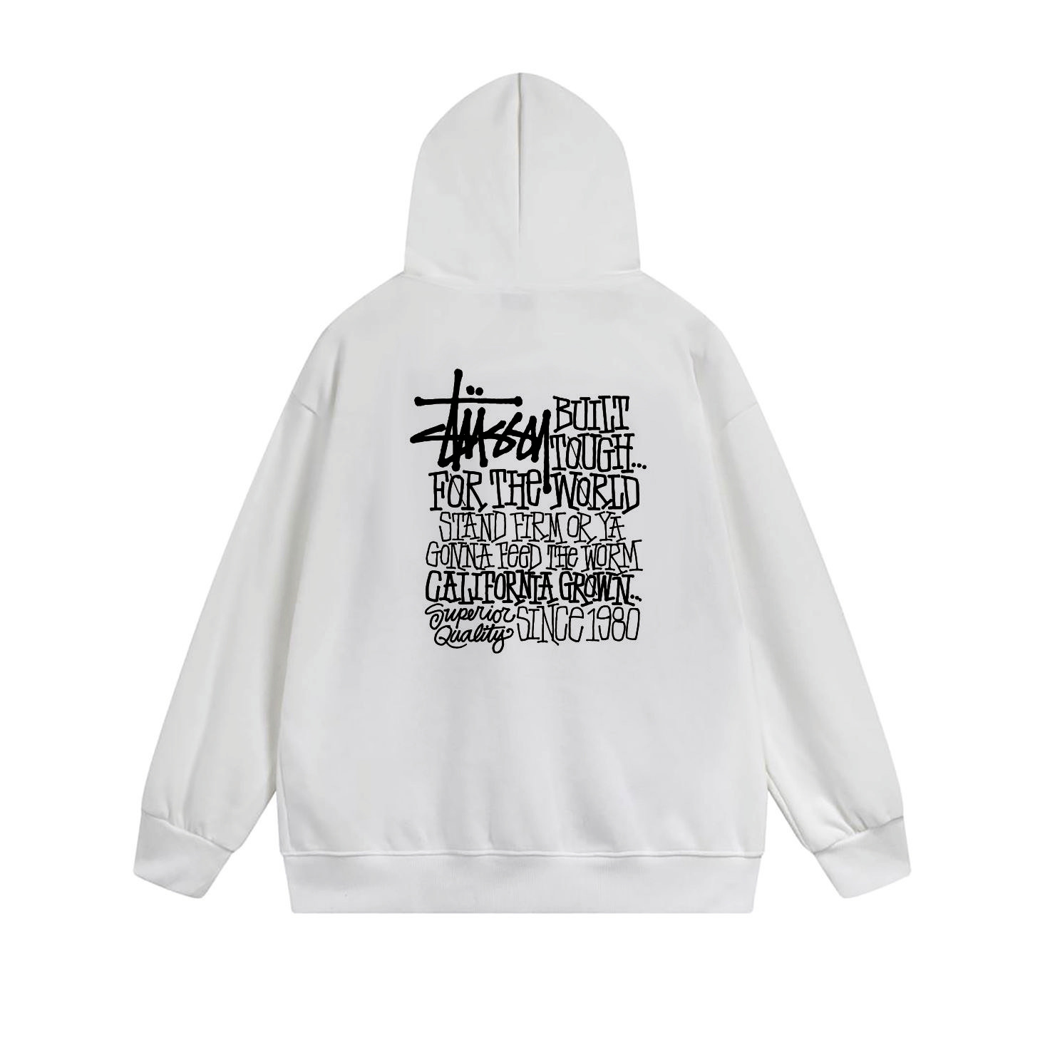 Stussy Barbed Wire Square Full-Zip Hoodie