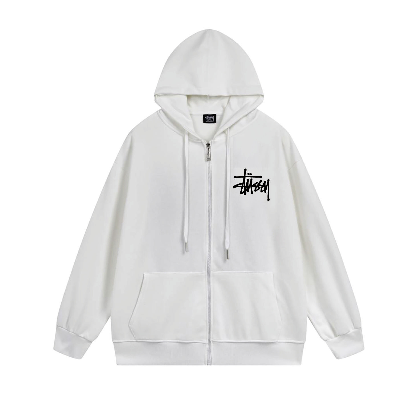 Stussy Barbed Wire Square Full-Zip Hoodie
