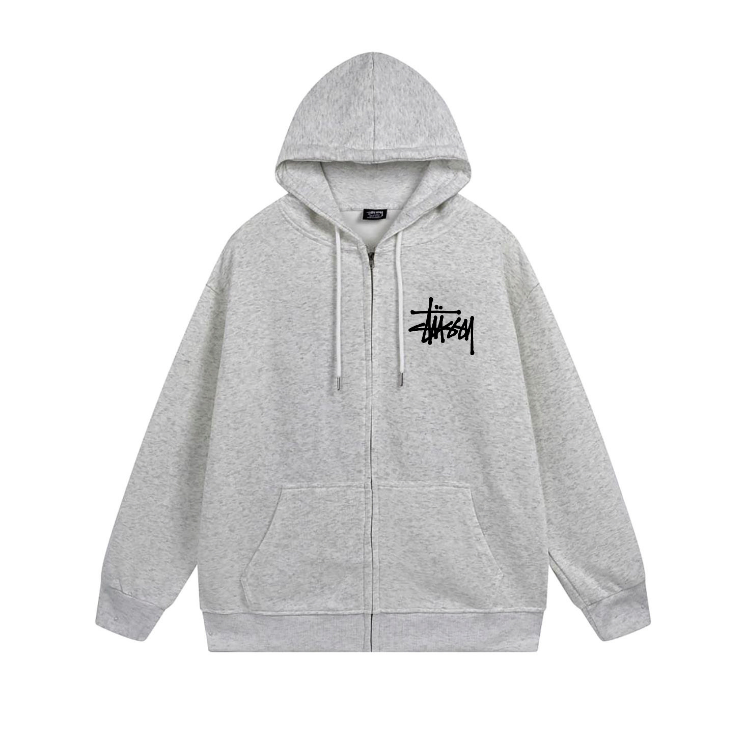 Stussy Barbed Wire Square Full-Zip Hoodie