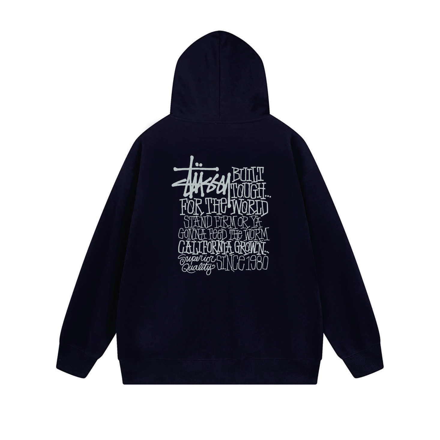 Stussy Barbed Wire Square Full-Zip Hoodie