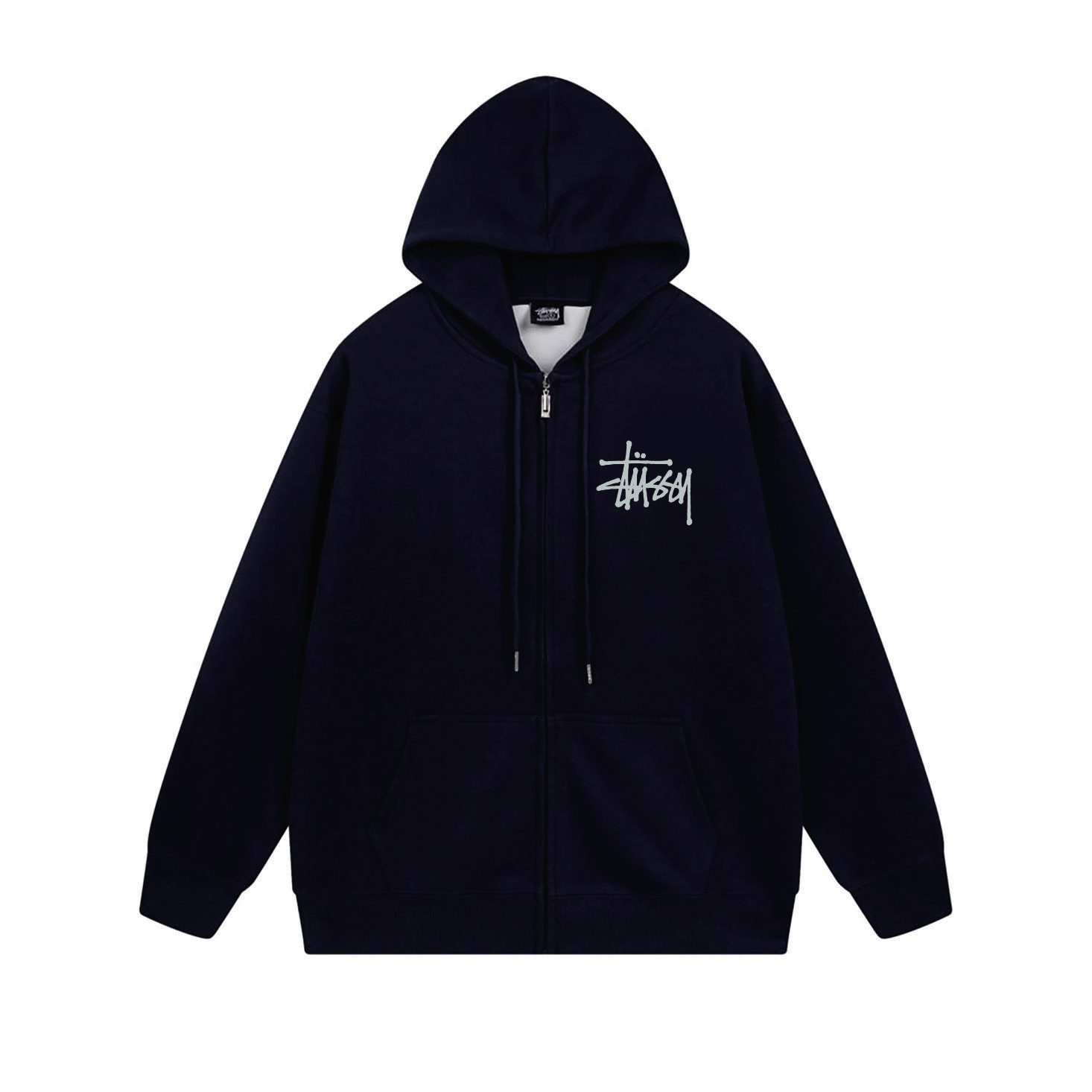 Stussy Barbed Wire Square Full-Zip Hoodie