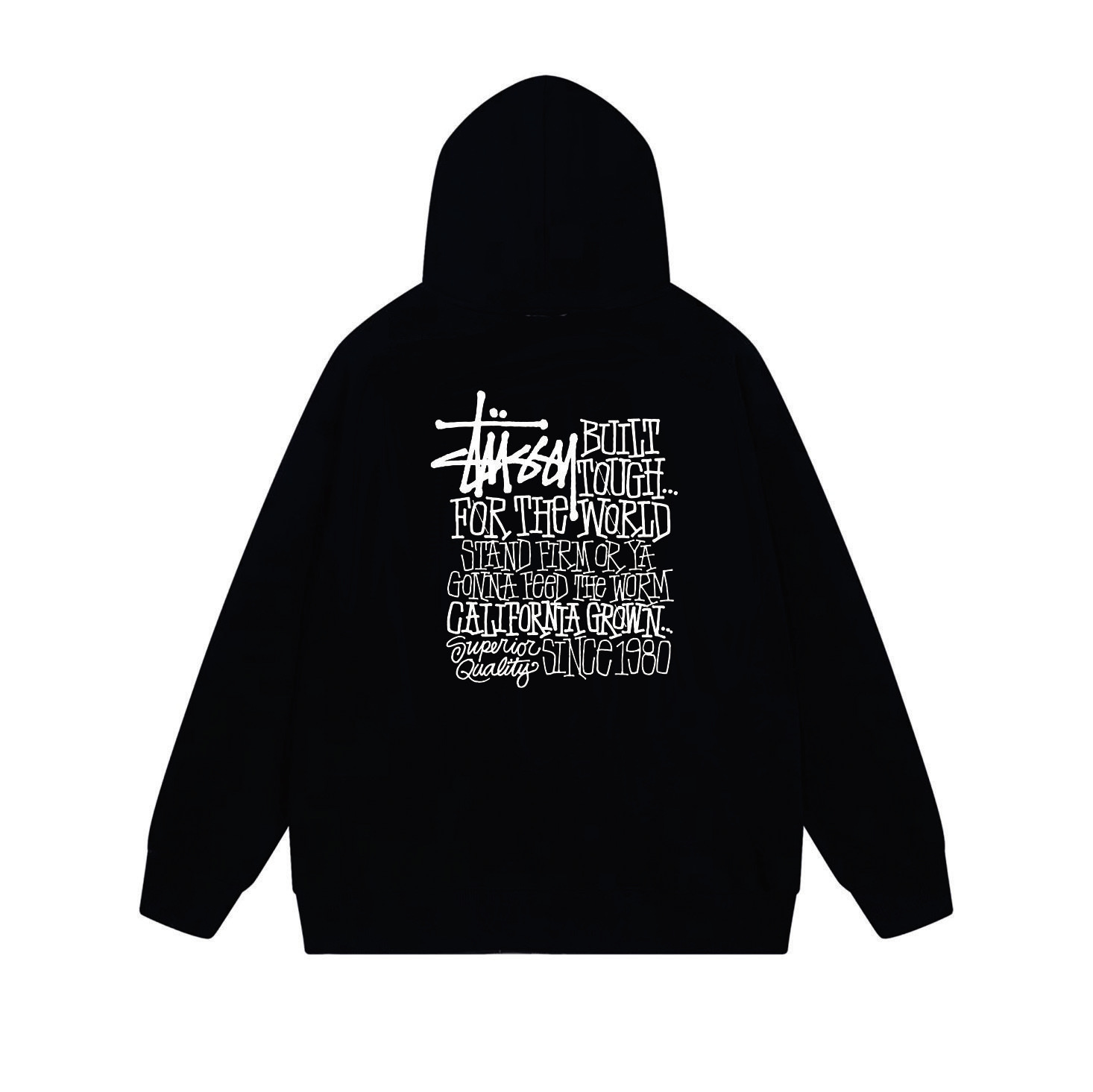 Stussy Barbed Wire Square Full-Zip Hoodie