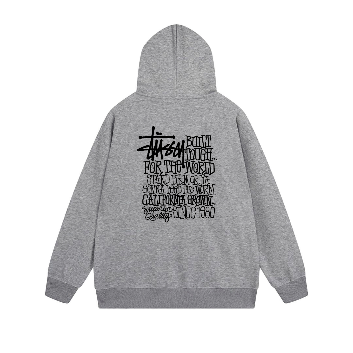 Stussy Barbed Wire Square Full-Zip Hoodie