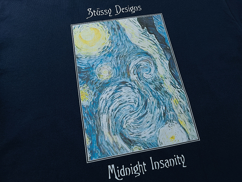 Stussy Blue Framed Artwork T-Shirt