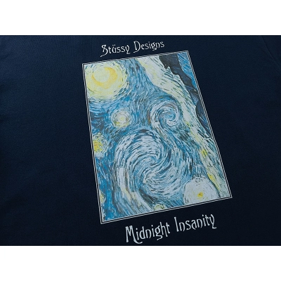 Stussy Blue Framed Artwork T-Shirt 02