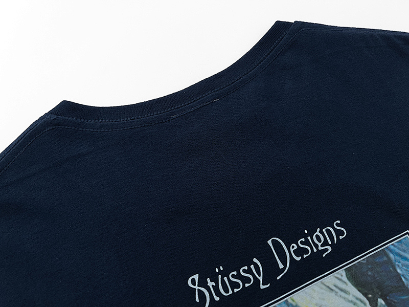 Stussy Blue Framed Artwork T-Shirt
