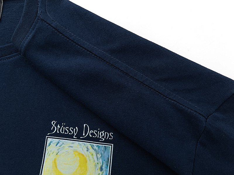 Stussy Blue Framed Artwork T-Shirt
