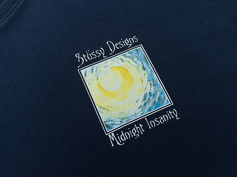 Stussy Blue Framed Artwork T-Shirt