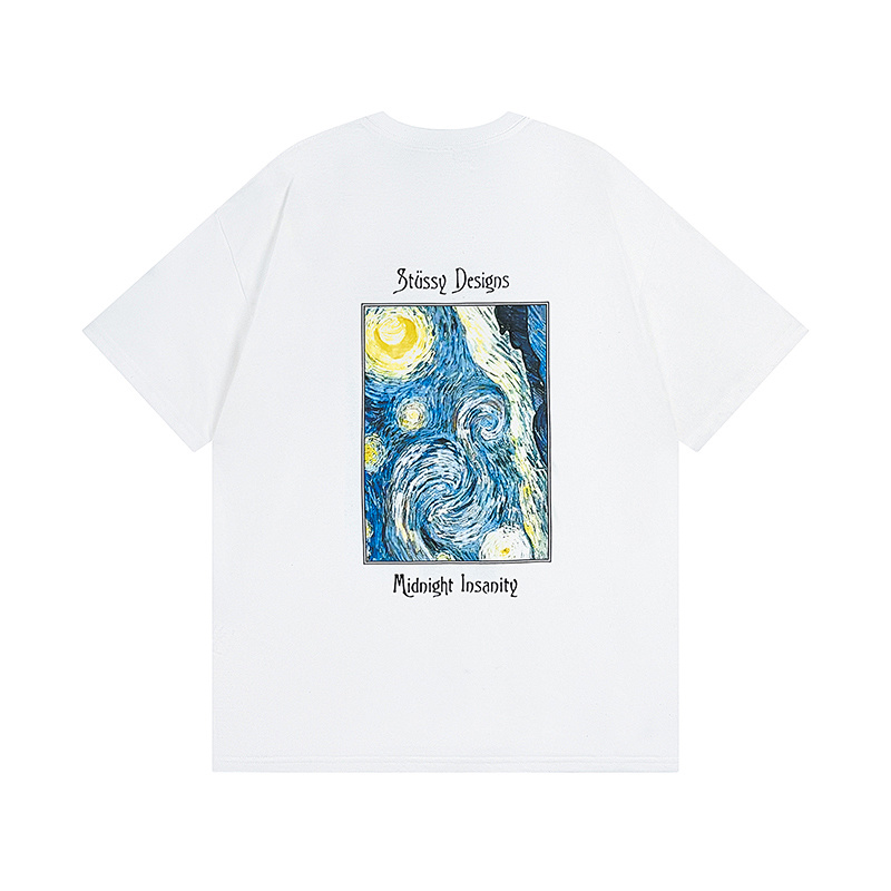 Stussy Blue Framed Artwork T-Shirt