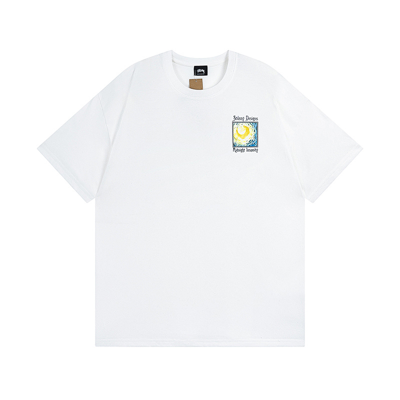 Stussy Blue Framed Artwork T-Shirt