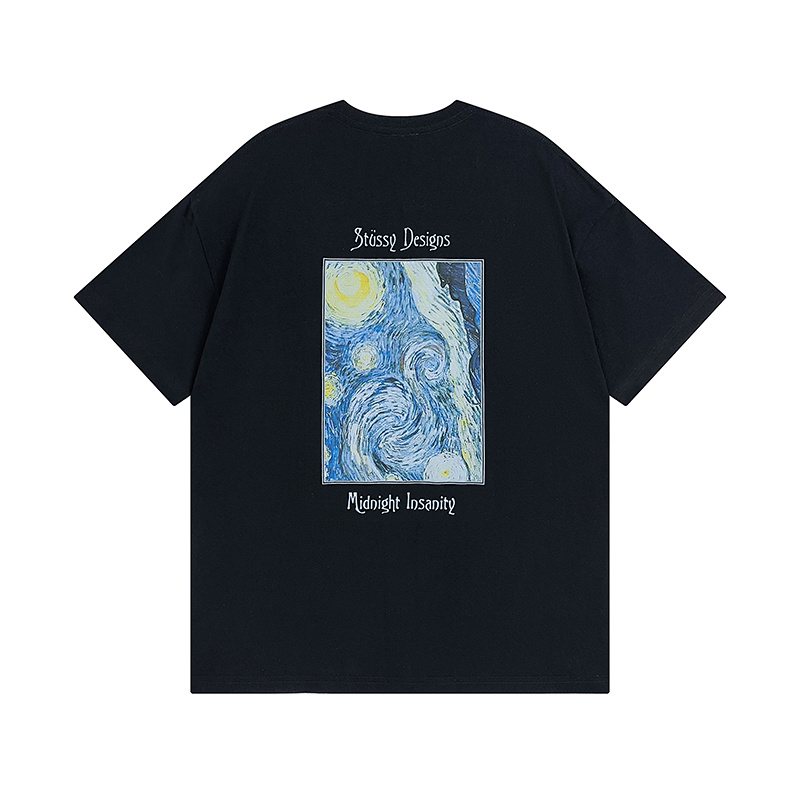 Stussy Blue Framed Artwork T-Shirt