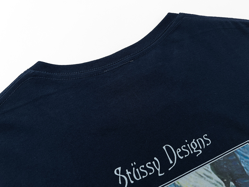 Stussy Blue Framed Artwork T-Shirt