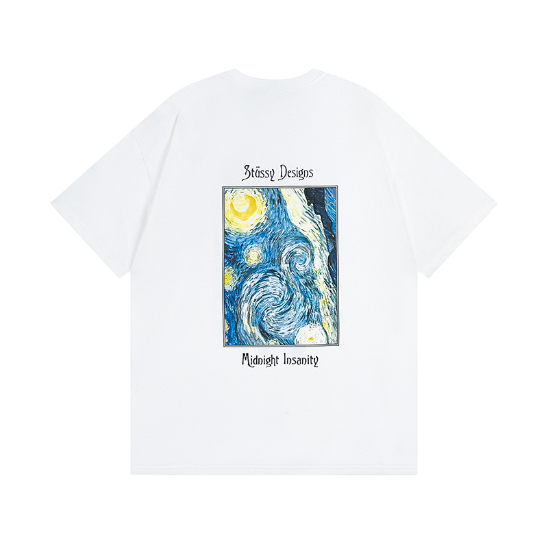 Stussy Blue Framed Artwork T-Shirt