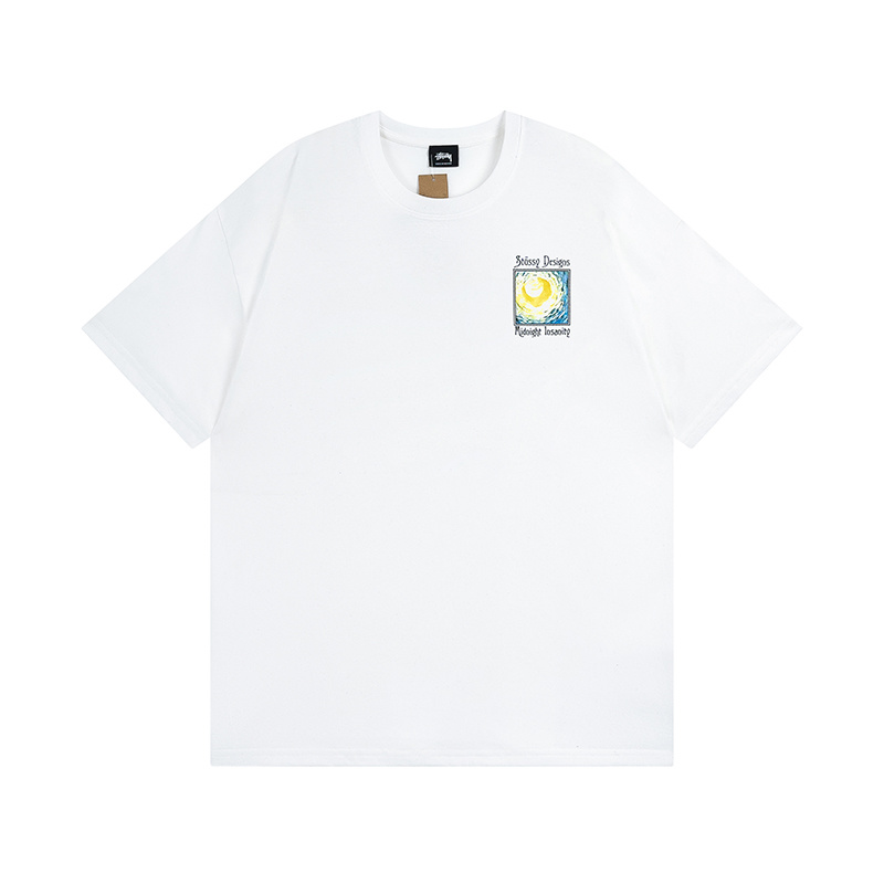 Stussy Blue Framed Artwork T-Shirt